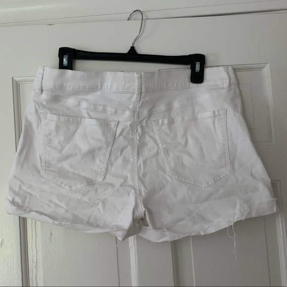 Ann Taylor Loft White Denim Shorts - Picture 2 of 3